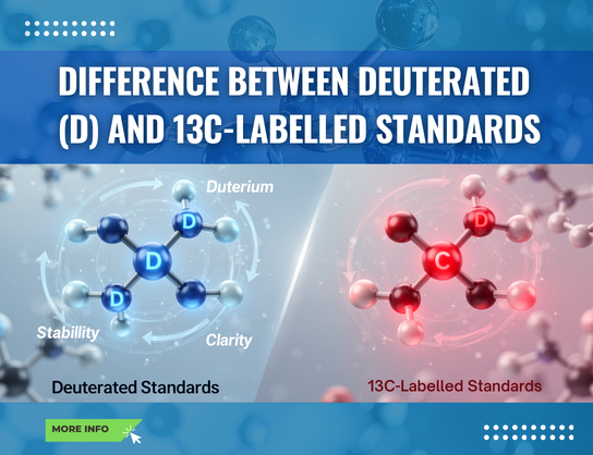 Difference Between Deuterated (D) and 13C-Labelled Standards