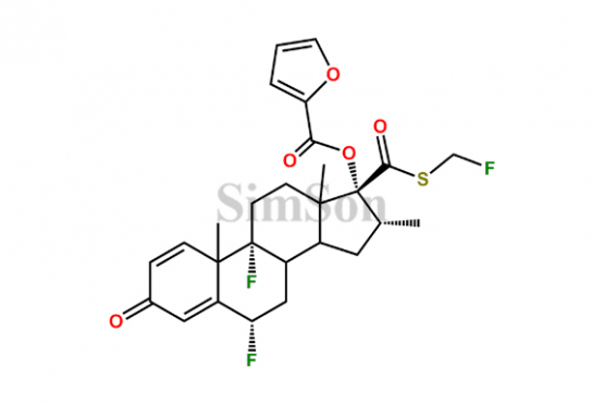 (6S,9R,16R,17R)-6,9-difluoro-17-(((fluoromethyl)thio)carbonyl)-10,13,16-trimethyl-3-oxo-6,7,8,9,10,11,12,13,14,15,16,17-dodecahydro-3H-cyclopenta[a]phenanthren-17-yl furan-2-carboxylate