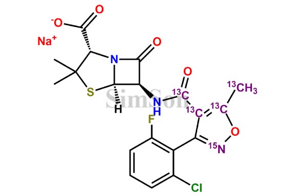 (13C4,15N) Flucloxacillin Sodium