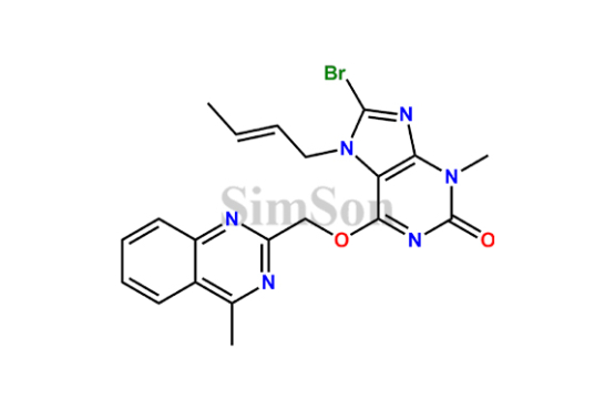 8-Bromo-7-(but-2-en-1-yl)-3-methyl-6-((4-methylquinazolin-2-yl)methoxy)-3,7-dihydro-2H-purin-2-one