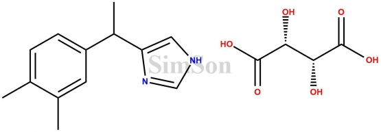 4-(1-(3,4-dimethylphenyl)ethyl)-1H-imidazole L(+)-Tartaric acid