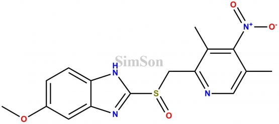 4-Desmethoxy-4-nitro Omeprazole