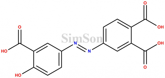 (E)-4-((3-carboxy-4-hydroxyphenyl) diazenyl) phthalic acid