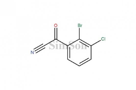 2-bromo-3-chlorobenzoyl cyanide