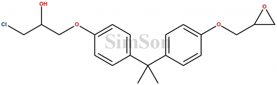 Bisphenol A (3-chloro-2-hydroxypropyl) glycidyl ether