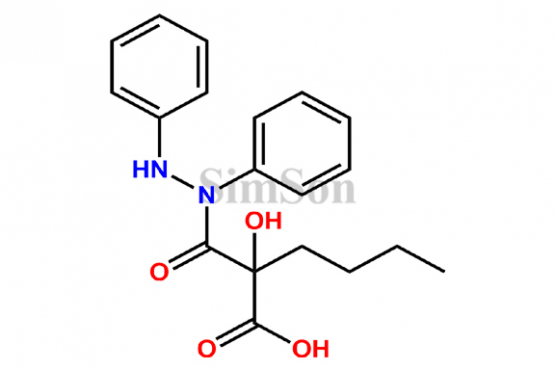 2-(1,2-diphenylhydrazinecarbonyl)-2-hydroxyhexanoic acid
