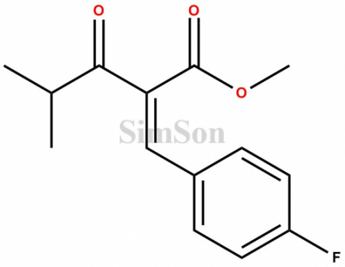 E/Z)-4-Carboxymethyl-5-(4-fluorophenyl)-2-methyl-pent-4-en-3-one