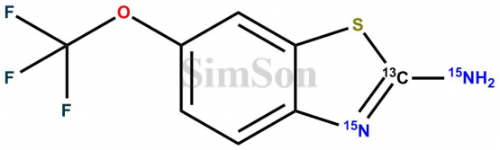 Riluzole-13C,15N2