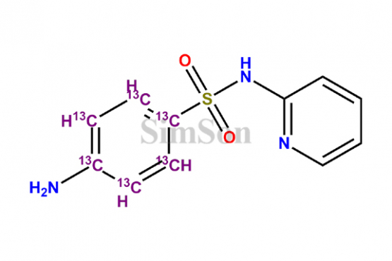 Sulfapyridine-13C6