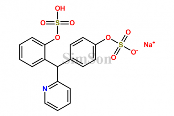 2-(pyridin-2-yl(4-(sulfooxy)phenyl)methyl)phenyl hydrogen Sulfate Sodium salt