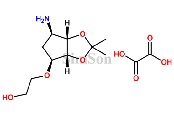 2-[[(3aS,4R,6S,6aR)-4-Aminotetrahydro-2,2-dimethyl-3aH-cyclopenta[d][1,3]dioxol-6-yl]oxy]ethanol Oxalate