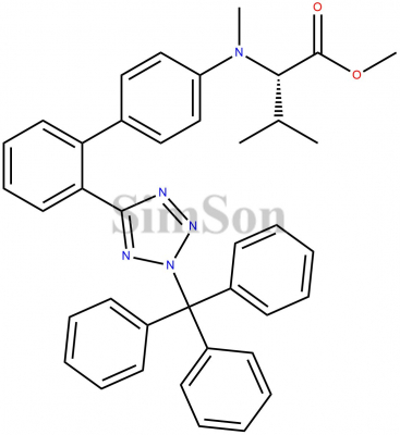 (S)-methyl3-methyl-2-((2`-(2-trityl-2H-tetrazol-5-yl)biphenyl-4-yl)methylamino)butanoate