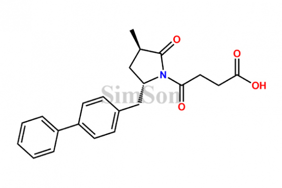 4-((3R,5S)-5-([1,1'-biphenyl]-4-ylmethyl)-3-methyl-2-oxopyrrolidin-1-yl)-4-oxobutanoic acid