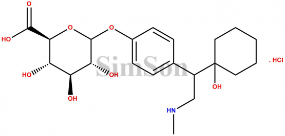 rac N,O-Didesmethyl Venlafaxine -D-Glucuronide Hydrochloride