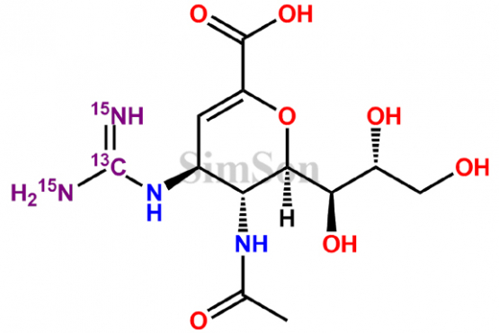 Zanamivir-13C-15N2