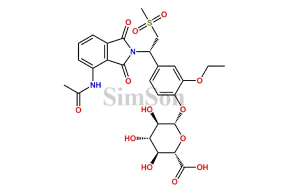 O-Desmethyl Apremilast Glucuronide