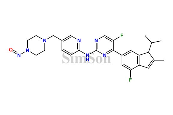 Abemaciclib Des-Ethyl Nitroso Impurity