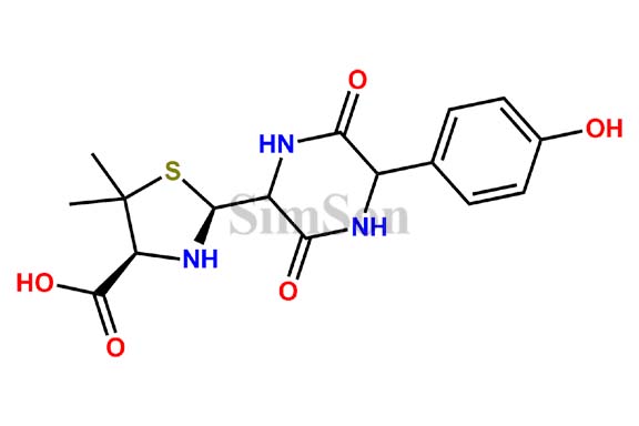 Amoxicillin (2S)-Piperazine-2,5-dione