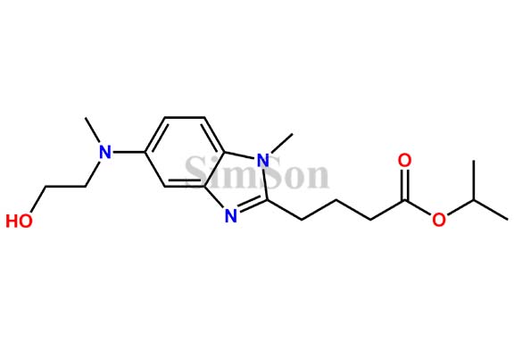isopropyl4-(5-((2-hydroxyethyl)(methyl)amino)-1-methyl-1H-benzo[d]imidazol-2-yl)butanoate
