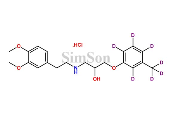 Bevantolol D7 Hydrochloride