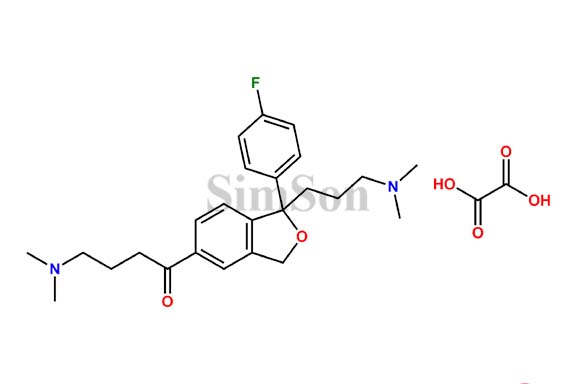 5-Dimethylaminobutyryl Citalopram Oxalate