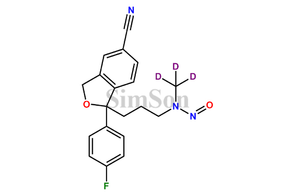 N-Nitroso N-Desmethyl-Citalopram D3