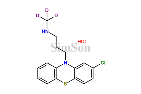 N-Desmethyl Chlorpromazine D3 Hyfrochloride