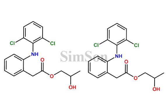 Diclofenac-propyleneglycolester (Mixture of primary and secondary)Primary Ester