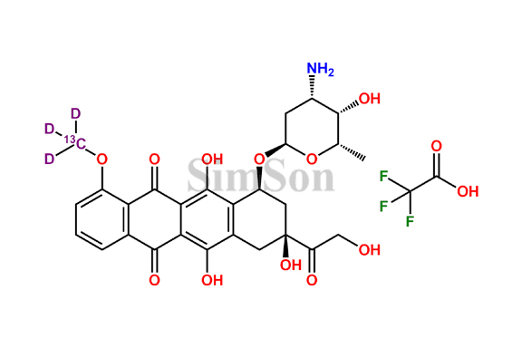 Doxorubicin 13CD3 Trifluoroacetate