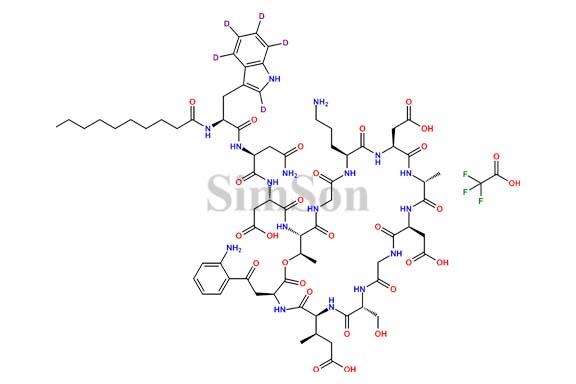 Daptomycin D5 Trifluoroacetic Acid
