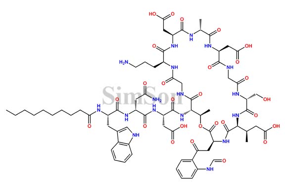 N-Formyl daptomycin