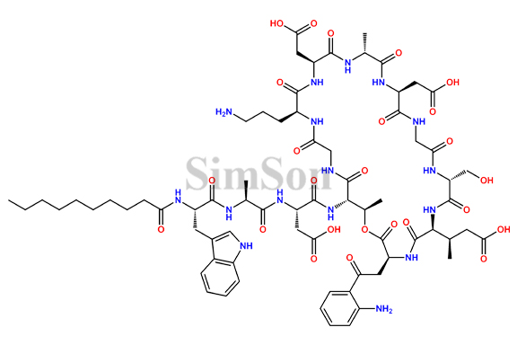 Daptomycin 2-D-Alanine Analog