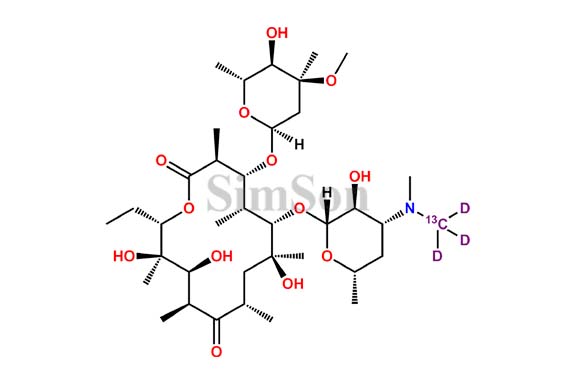 Erythromycin 13C,D3