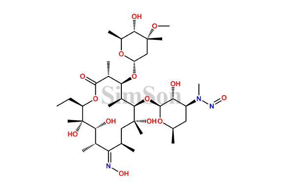 N-Nitroso N desmethyl Erythromycin Oxime Impurity