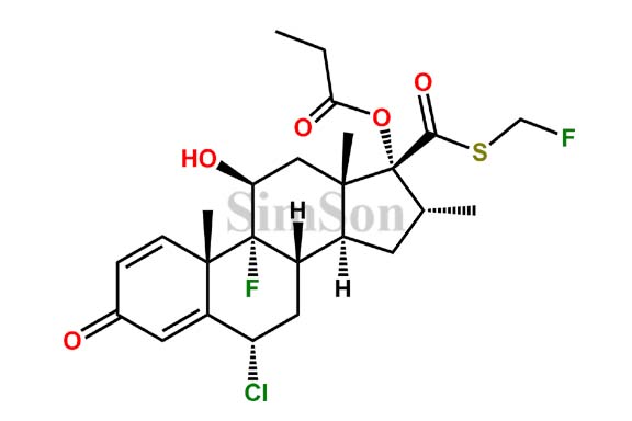 6-Chloro Fluticasone Priopionate Impurity