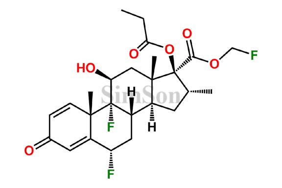 Fluticasone Propionate Fluoromethyl Ester Impurity