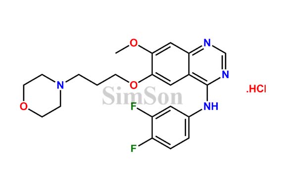 Gefitinib 3,4-Difluoro Impurity Hydrochloride