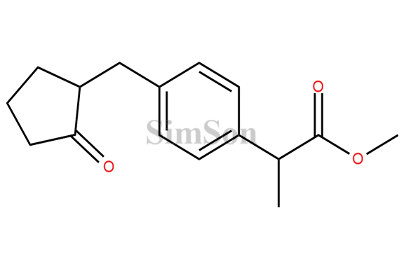 Methyl 2-[4-{(2-oxocyclopentyl)methyl}phenyl]propionate