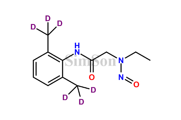 N-nitroso-desethyl lidocaine D6