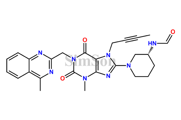 N-Formyl Linagliptin impurity
