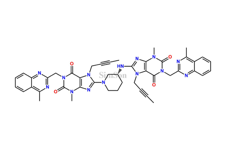 N-Depiperidin-3-amine Linagliptin Dimer