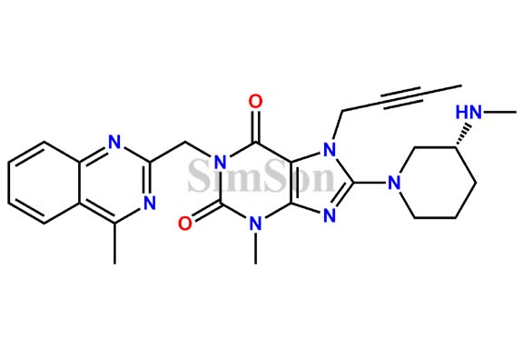 (R)-7-(but-2-yn-1-yl)-3-methyl-8-(3-(methylamino)piperidin-1-yl)-1-((4-methylquinazolin-2-yl)methyl)-3,7-dihydro-1H-purine-2,6-dione