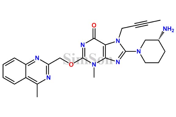 (R)-8-(3-aminopiperidin-1-yl)-7-(but-2-yn-1-yl)-3-methyl-2-((4-methylquinazolin-2-yl)methoxy)-3H-purin-6(7H)-one