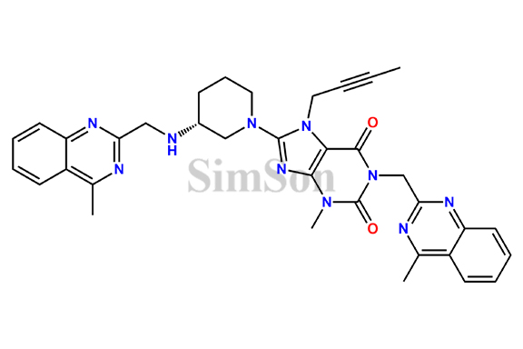 (R)-7-(but-2-yn-1-yl)-3-methyl-1-((4-methylquinazolin-2-yl)methyl)-8-(3-(((4-methylquinazolin-2-yl)methyl)amino)piperidin-1-yl)-3,7-dihydro-1H-purine-2,6-dione