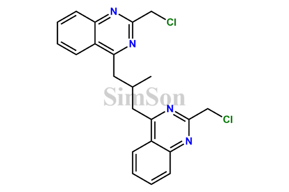 4,4`-(2-Methylpropane-1,3-diyl)bis(2-(chloromethyl)quinazoline)