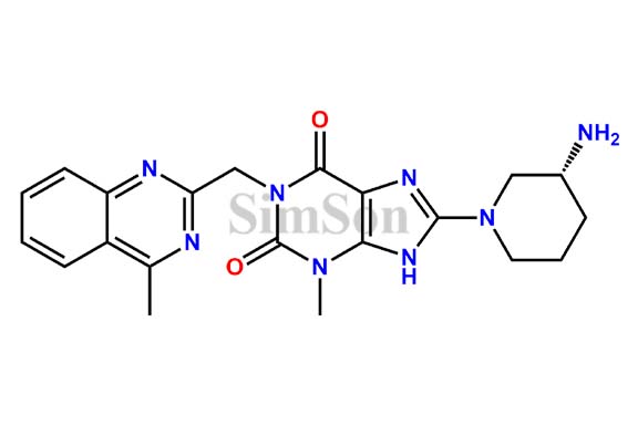 1H-Purine-2,6-dione,8-[(3R)-3-amino-1-piperidinyl]-3,9-dihydro-3-methyl-1-[(4-methyl-2-quinazolinyl)methyl]