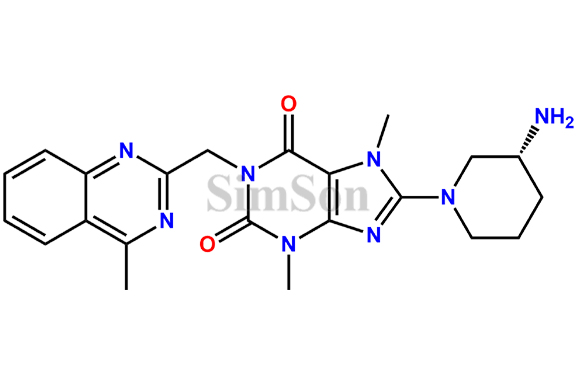 (R)-8-(3-Aminopiperidin-1-yl)-3,7-dimethyl-1-((4-methylquinazolin-2-yl)methyl)-3,7-dihydro-1H-purine-2,6-dione