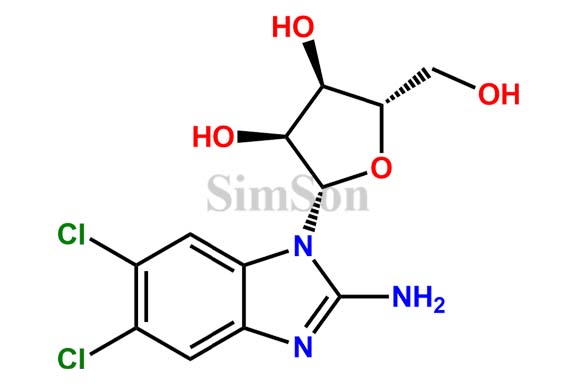 (2S,3S,4R,5S)-2-(2-amino-5,6-dichloro-1H-1,3-benzodiazol-1-yl)-5-(hydroxymethyl)oxolane-3,4-diol