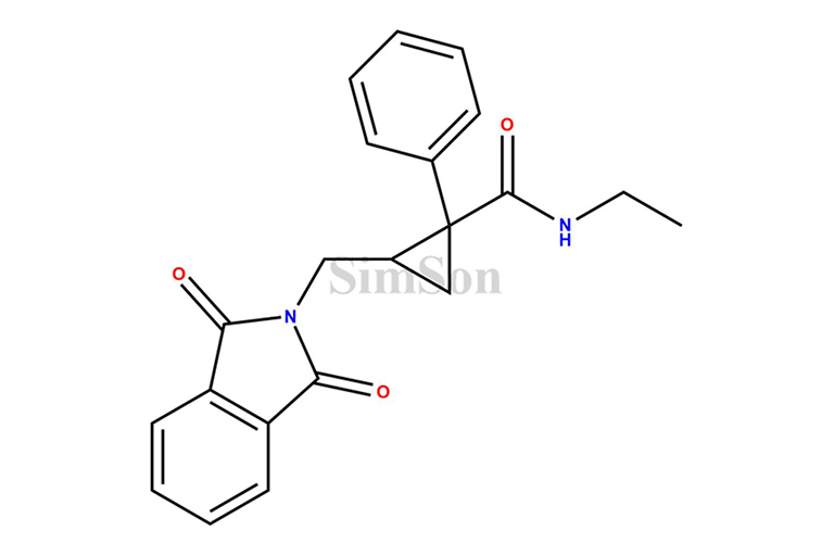 2-((1,3-dioxoisoindolin-2-yl)methyl)-N-ethyl-1-phenylcyclopropanecarboxamide