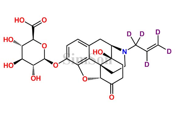 Naloxone D5 O beta D glucuronide